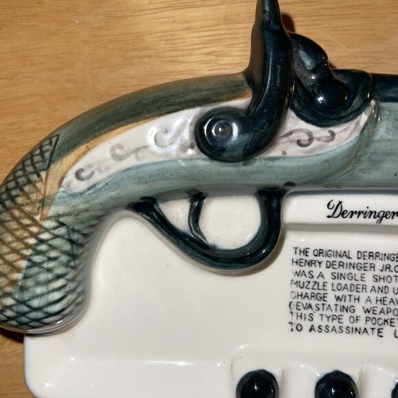 Vintage Derringer .41 Cal. 1850 ceramic Ashtray by Contemporary Ceramics - Picture 6 of 7